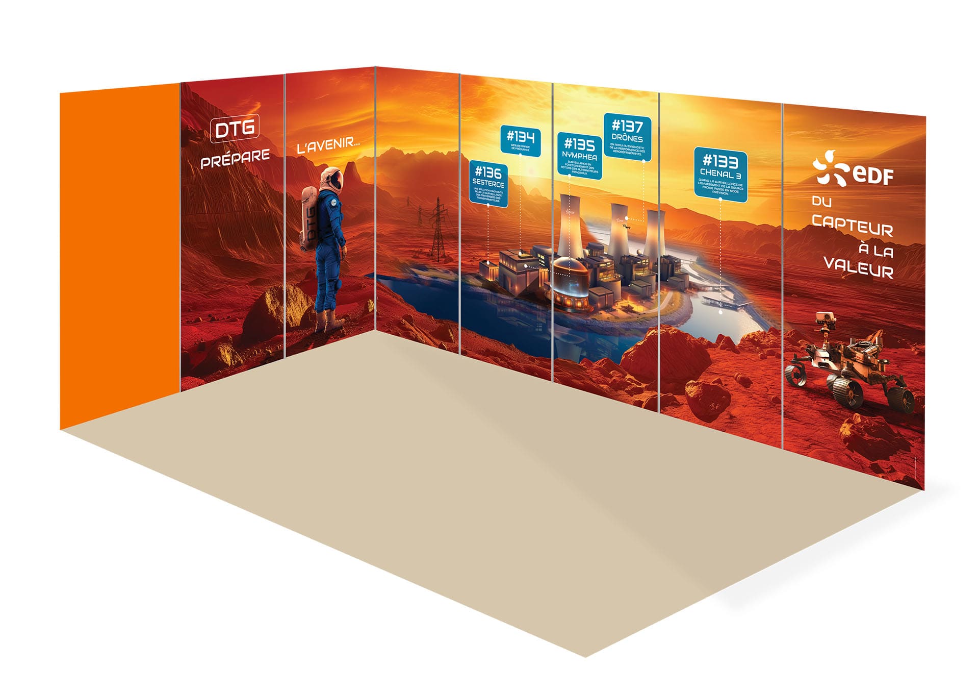 simulation du stand mars