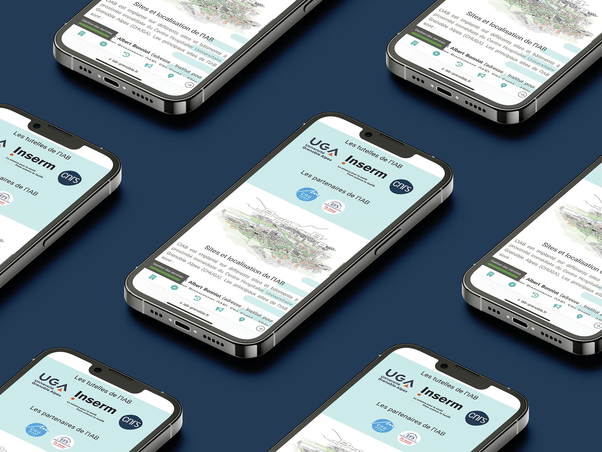 site web sur téléphone